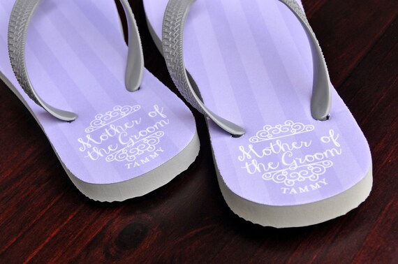 mother of the bride flip flops