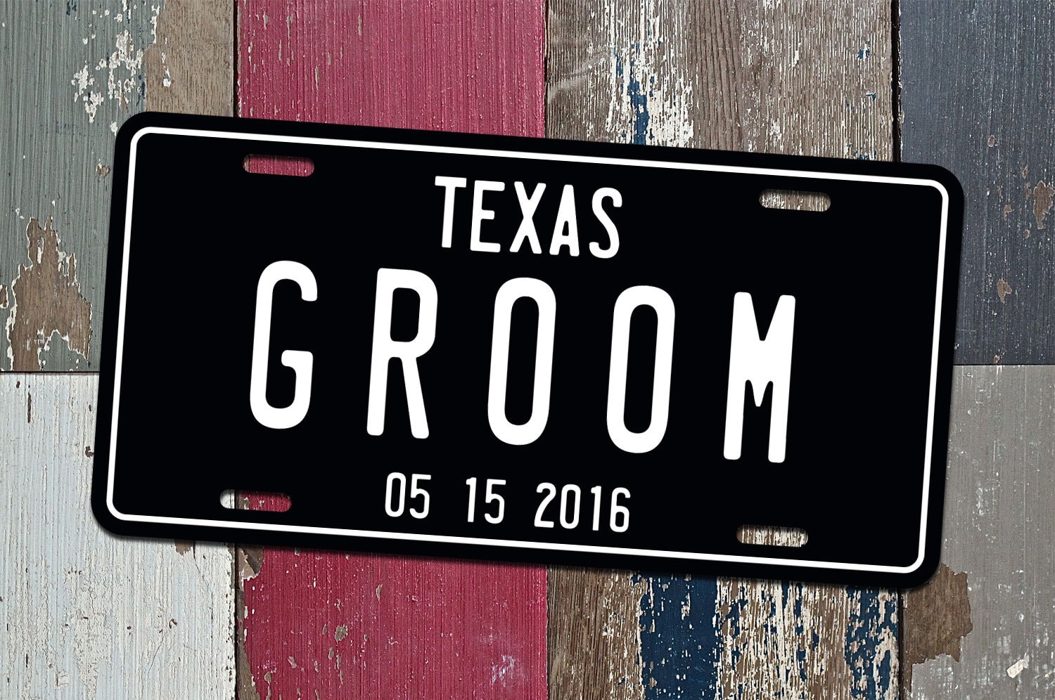 Personalized License Plate Just Married Mr Mrs Bride Etsy Nederland