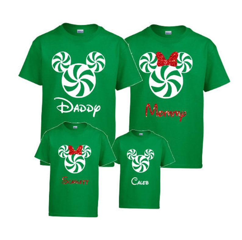 green disney shirt