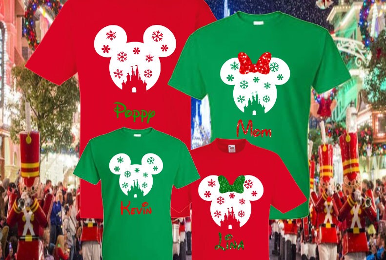 Disney Christmas Family Mickey Shirts 