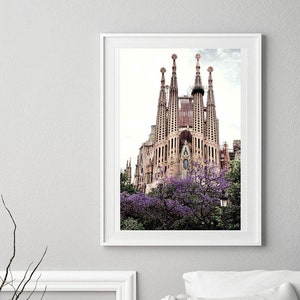 Barcelona Photography, Sagrada Familia, Gaudi Art, Barcelona Print ...