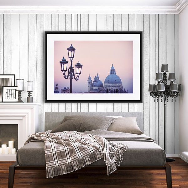 Venice Prints, Venice Wall Art, Pink, Baby Blue, Venice Italy Photos,