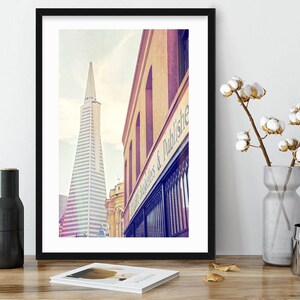 San Francisco Photography, Transamerica Print, Cottage Chic Wall Art, San Francisco Print, Travel Photography