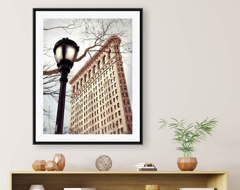 NYC Photography, Flatiron Building, NYC Wall Art Print, New York City Print, Travel Photography