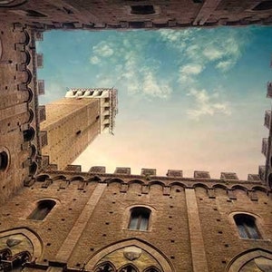 Siena Italy Art, Italy Photography, Siena Print, Siena Photography, Travel Photography, Torre del Mangia, Italy Print