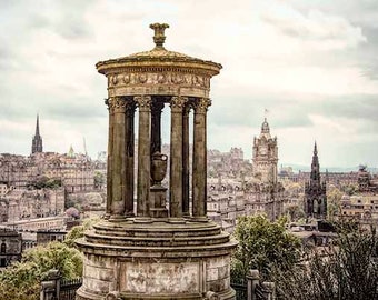 Edinburgh Print, Travel Photography, Rustic Photography, Calton Hill, Scotland Art, Edinburgh Photography