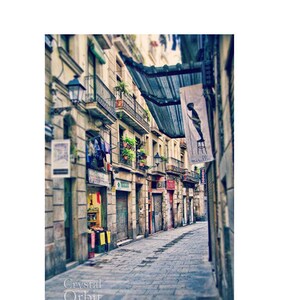 Barcelona Canvas Print, Barcelona Wall Art, Canvas Wall Art, Barcelona Photos, Gothic Quarter