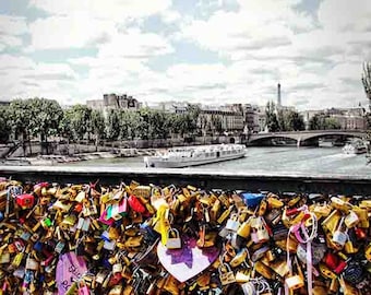 Love locks - Cadenas d'Amour - Paris Bridges