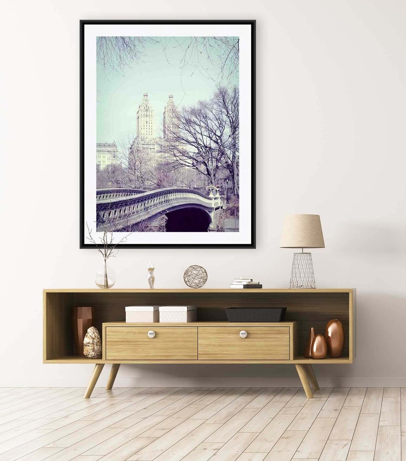 Central Park Photography NYC Print Bow Bridge Art New York - Etsy