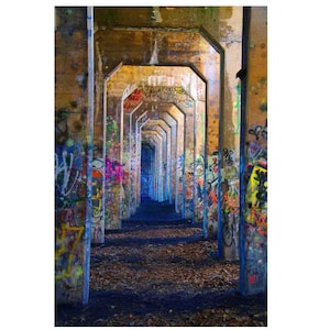 Graffiti Print, Graffiti Art, Street Art, Kleurrijke Wall Art, Urban Art, Bogen, Graffiti Wall Art
