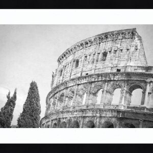 Rome Photography, Roman Colosseum, Rome Italy Art Print,  Rome Wall Art, Travel Photography