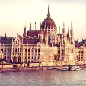 Budapest Print, Budapest Art, Budapest Skyline, Parliament Building, Travel Print, Gothic Architecture, Fine Art Photography