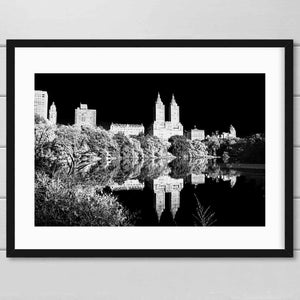 Black and White New York Photograph, New York Print, Central Park Photography, NYC Art