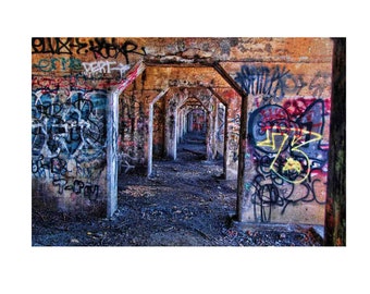 Graffiti Art, Graffiti Print, Philadelphia Print, Street Art, Urban Decor, Colorful Wall Art