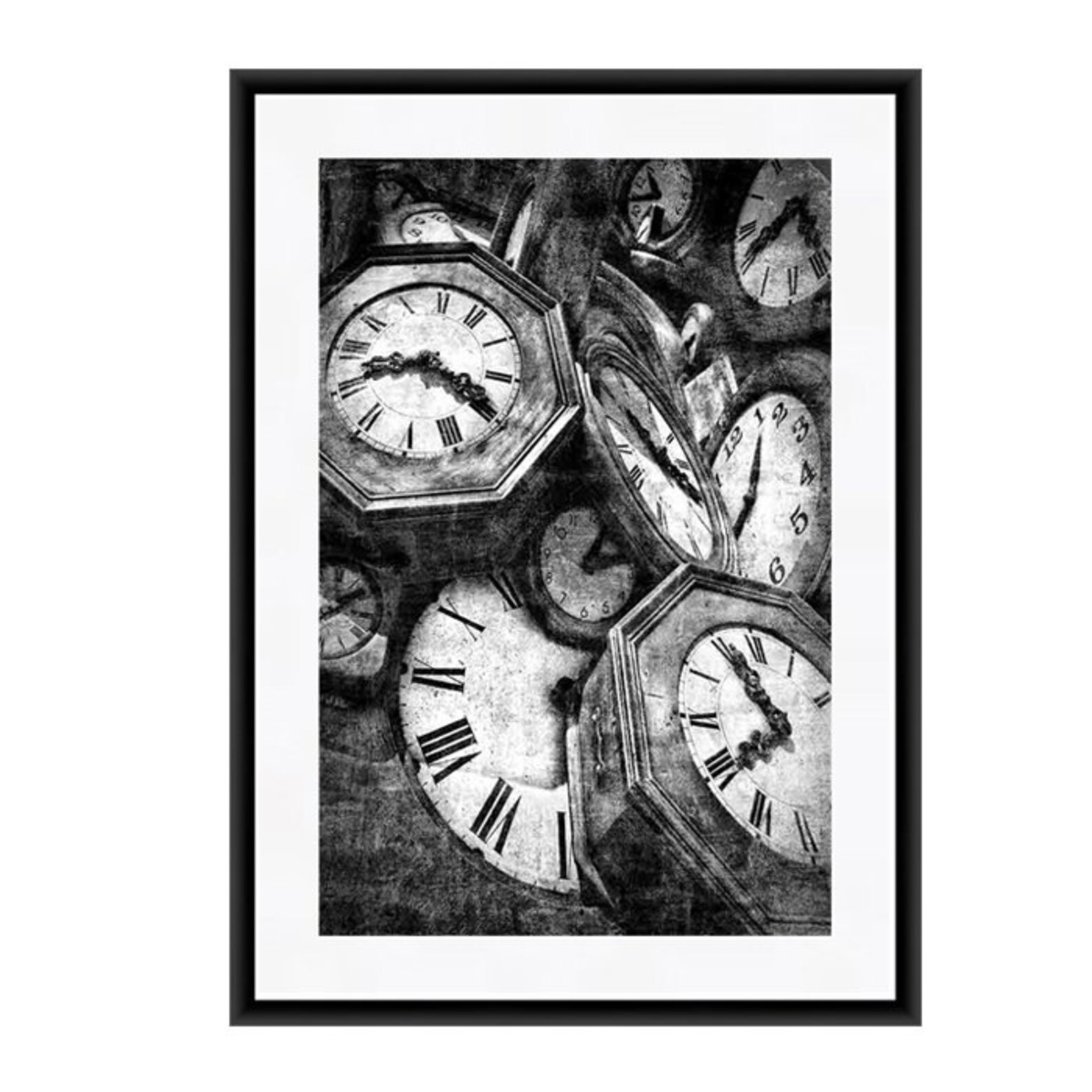 Paris Photography Large Wall Art Modern Art Print Clock Etsy