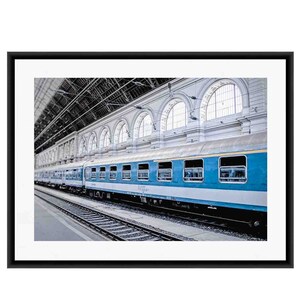 Budapest Print, Train Photography, Budapest Art, Budapest Keleti Train Station, Railroad Photography, Travel Print