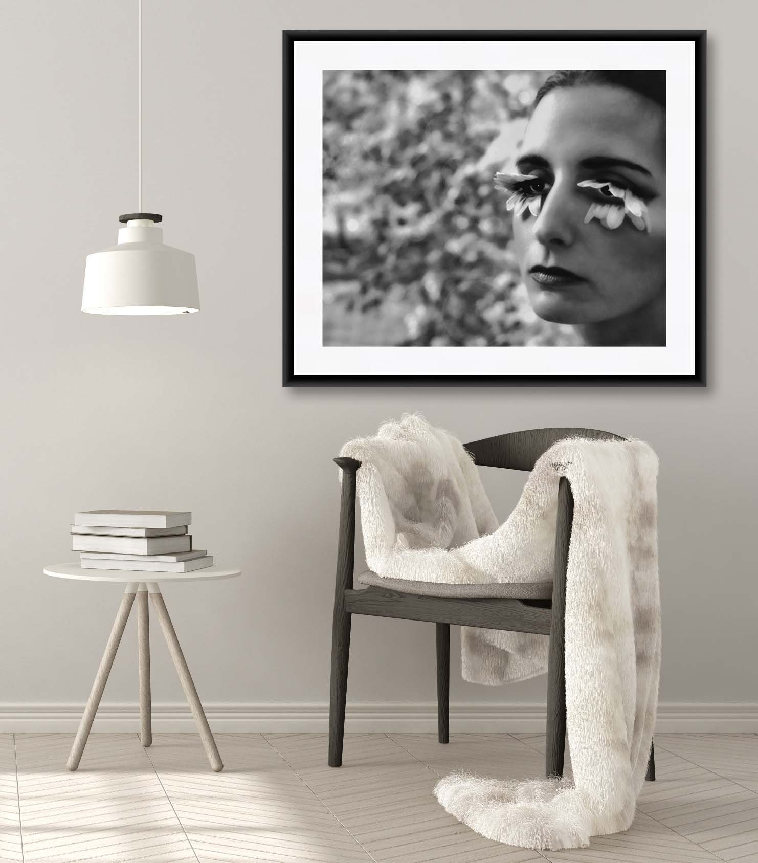 Mode fotografie, zwart-wit vrouwelijke portret, moderne Art Print, grillige  kunst aan de muur, Glam Decor - Etsy België, image size:1482x1687