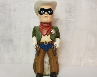 Vintage Carnival Chalkware Lone Ranger, Fully Restored