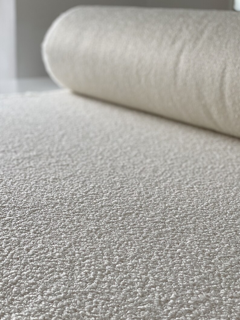 Boucle Upholstery Fabric Home Decor Cushion Fabric Oyster Etsy Australia
