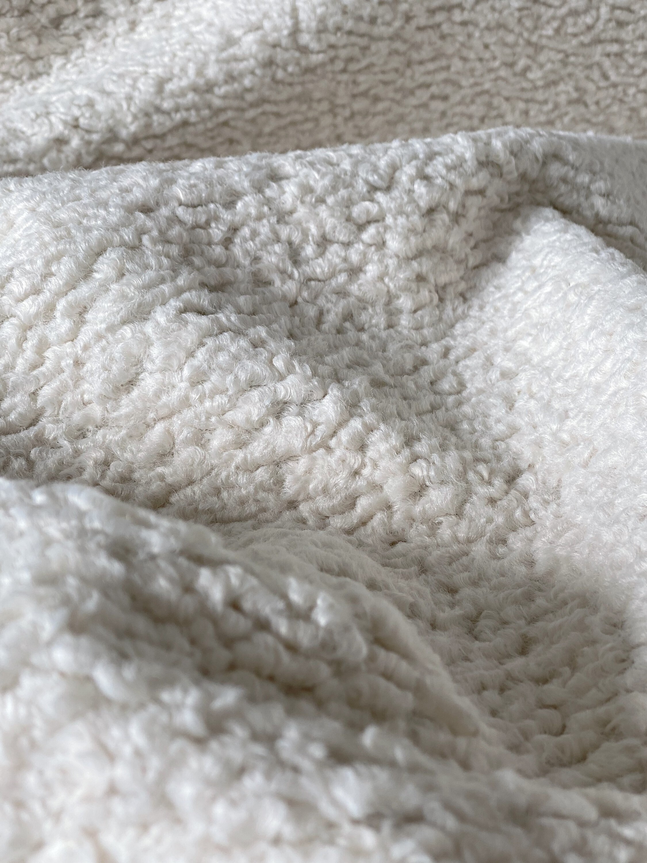 Warm Lamb Wool Fabric, Sherpa Fabric, Lamb Faux Fur, Winter Fabric, Blanket  Sherpa, Jacket Lining Fabric, by the Half Yard 