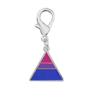 Triangle Bisexual Hanging Charms - Etsy