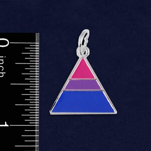 Triangle Bisexual Hanging Charms - Etsy