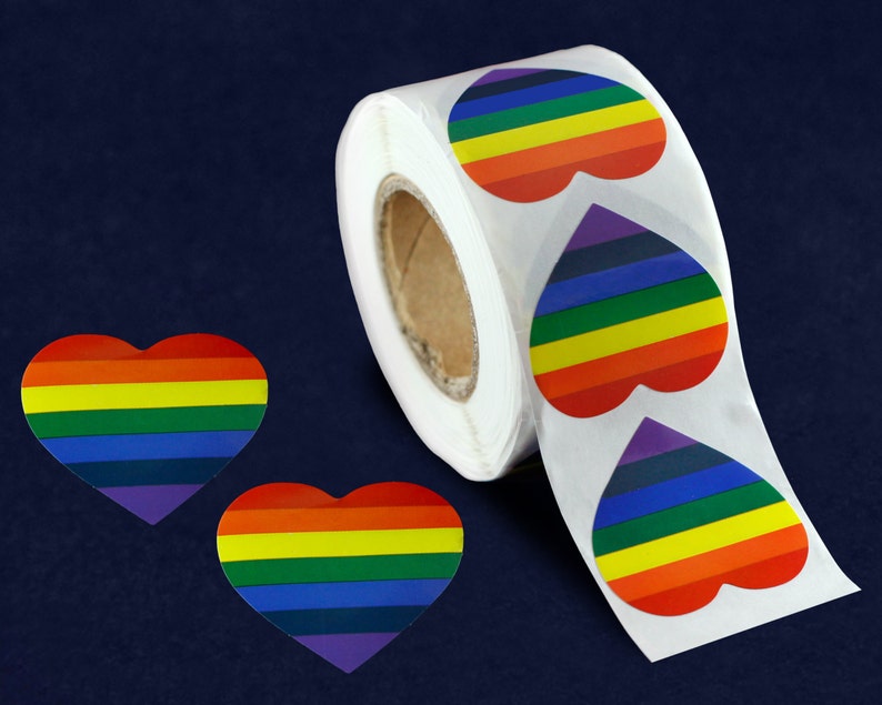 Gay Pride Rainbow Awareness Ribbons 250 Ribbons with Safety Pins