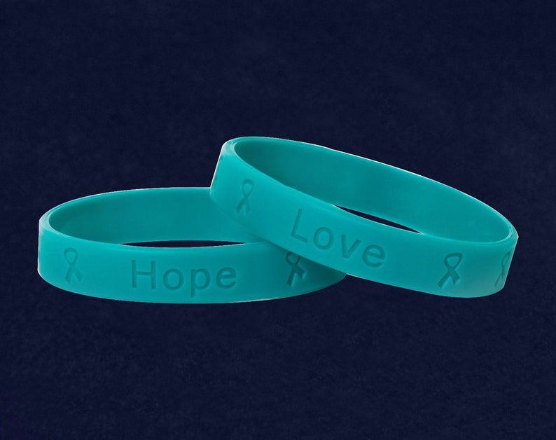 50 Adult PTSD Post Traumatic Stress Disorder Awareness Silicone Bracelets