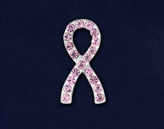 Retail Fundraising For A Cause Crystal Pink & Blue Ribbon Silver Heart Hanging Charm Retail Fundraising For A Cause Crystal Pink & Blue Ribbon Silver Heart Hanging Charm