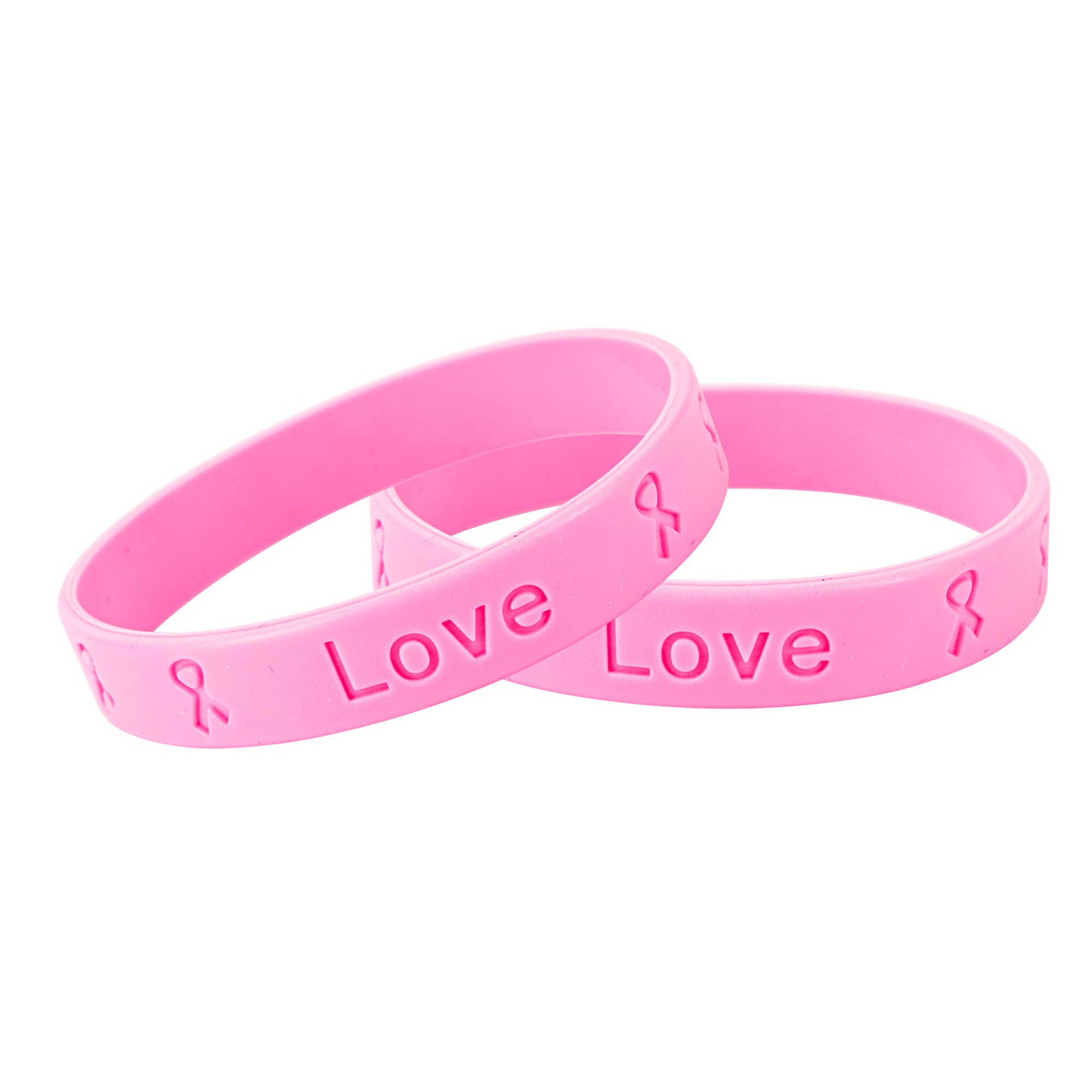 100 Bulk Count Be Strong Pink Christian Breast Cancer Awareness Bracel –  Christian Book And Toys