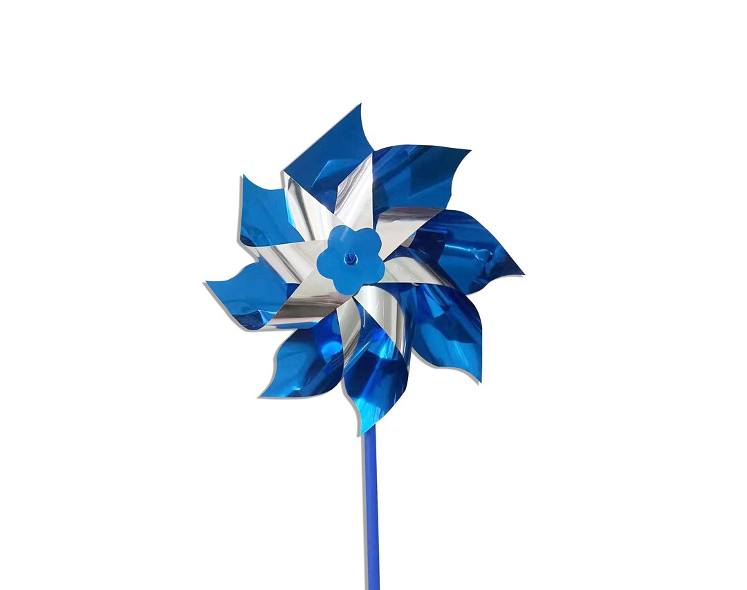 Large Blue Pinwheels for Child Abuse Prevention, 6 Pinwheels for ...