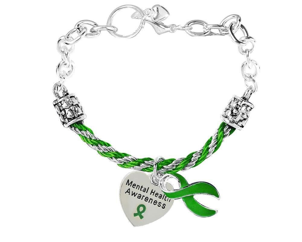 Mental Health Awareness Ribbon Bracelets Etsy