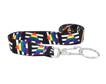 Straight Ally LGBTQ Gay Pride Flag Lanyards, Ally Flag Lanyard Badge Holders for Pride Parades, Events, Fundraising - Bulk Quantities
