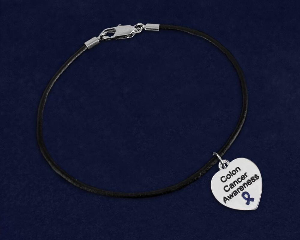 Colon cancer store support bracelets