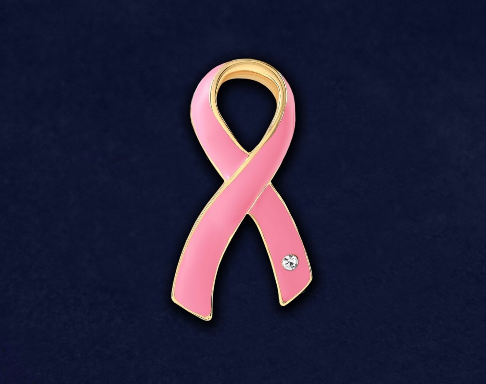 Large Breast Cancer Ribbon Pin 1 Pin | Etsy