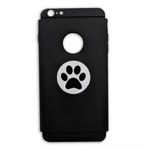 250 Black Paw Print Circle Stickers for Animal Rescue Groups, Pet Lovers 250 Stickers/Roll image 5