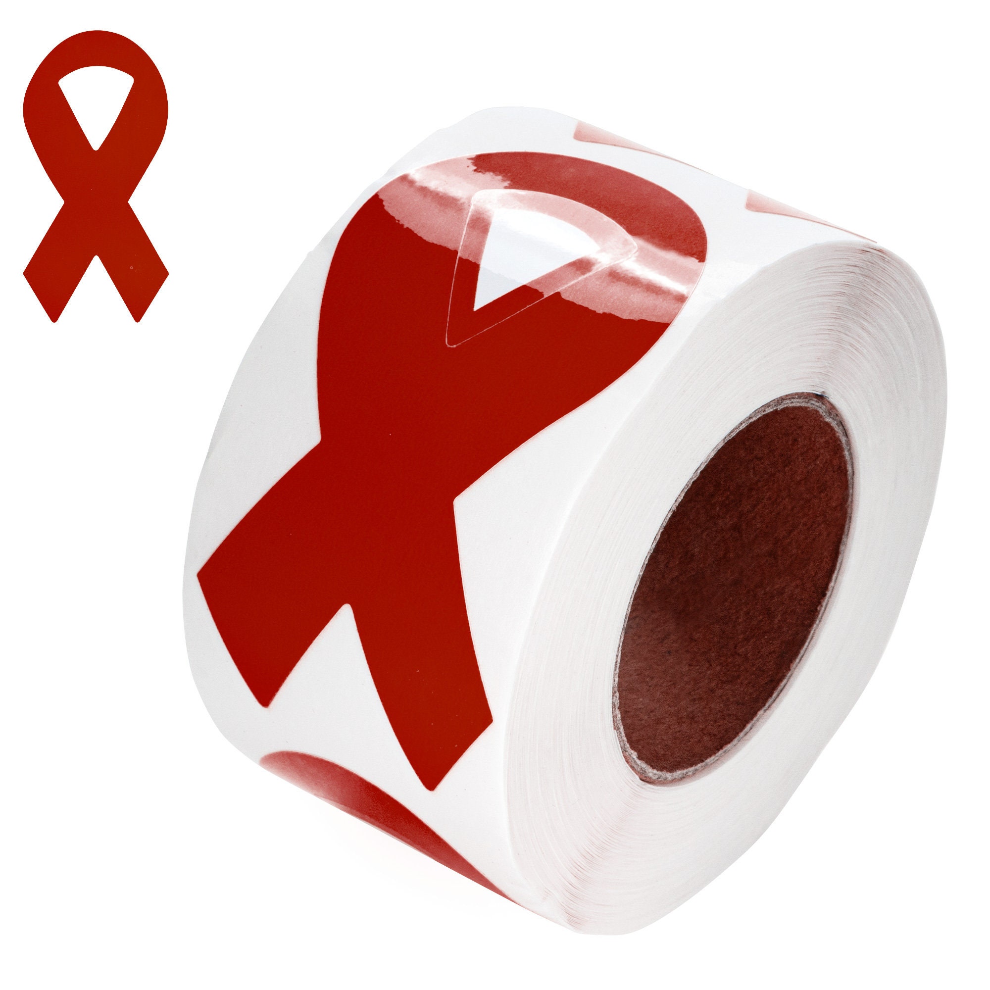 Burgundy Fabric Awareness Ribbons - 250 ribbons / bag