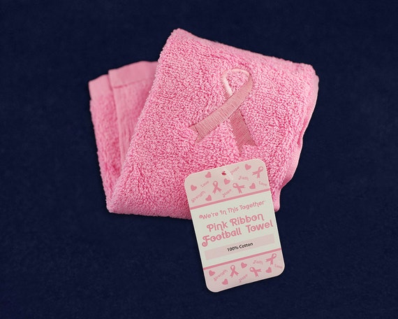Pink football towels sale