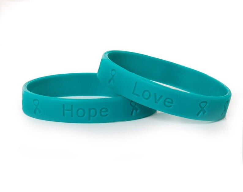 50 Adult PTSD Post Traumatic Stress Disorder Awareness Silicone Bracelets