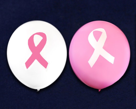 Pink Ribbon Balloons for Breast Cancer Fundraising Events | Etsy