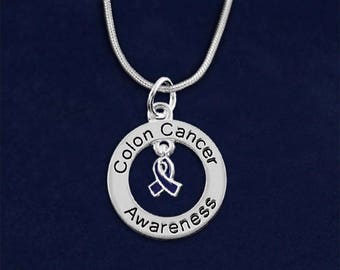 Colon Cancer Awareness Necklaces