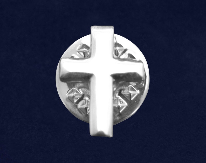 Inexpensive Small Silver Cross Lapel Pins for Confirmation Etsy Canada
