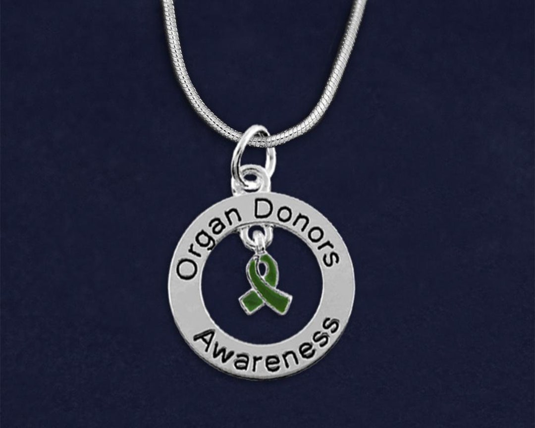 Organ Donors Awareness Necklace Etsy