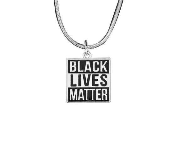 Black Lives Matter Necklace Etsy Australia