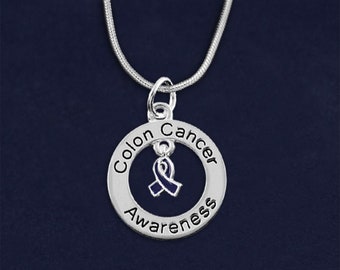 Colon Cancer Awareness Necklace