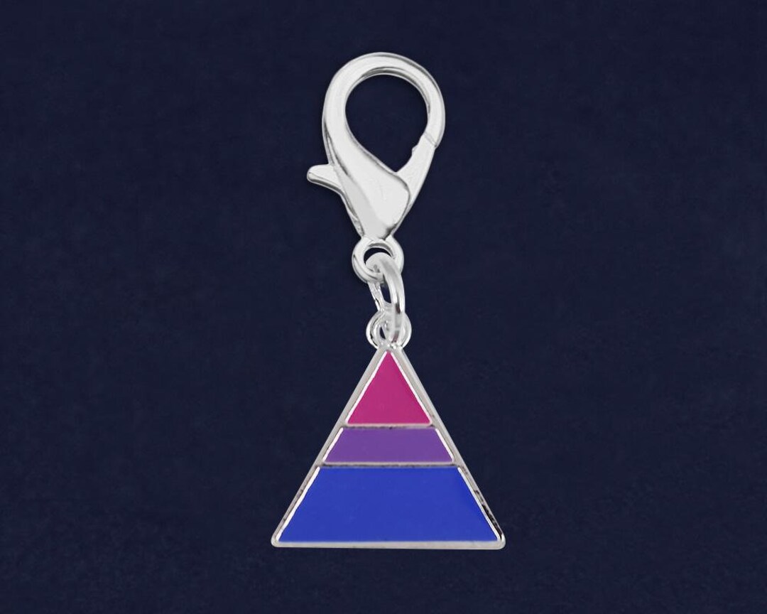Triangle Bisexual Hanging Charms - Etsy