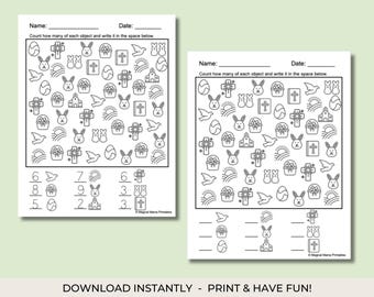 Search and Find Printable Activity Sheet | I Spy Game for Kids | Printable Indoor Activity | Easter Printable Activity|Easter game|Find It