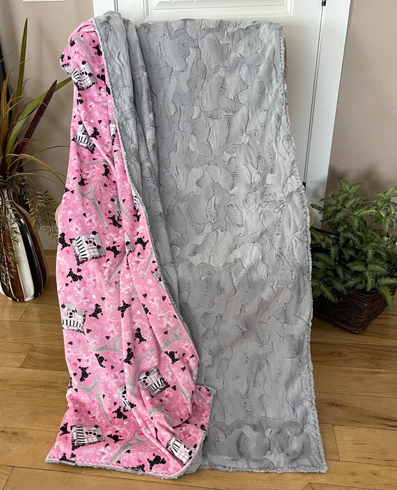Minky Throw Extra Large Two Yard Adult teen Blanket Soft Cuddle
