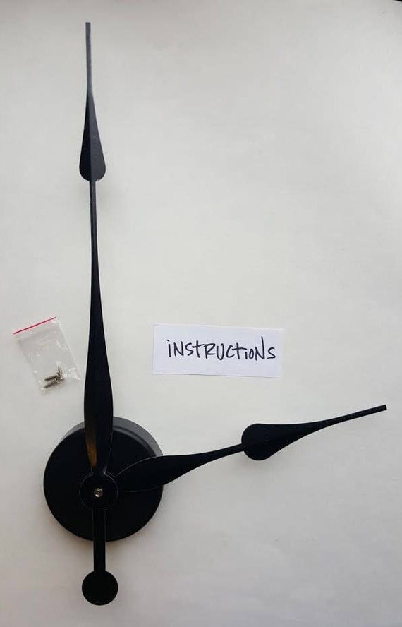 Wall Clock Kit High Torque Movement For A Large Dial With Hands Cover Made In Usa 511