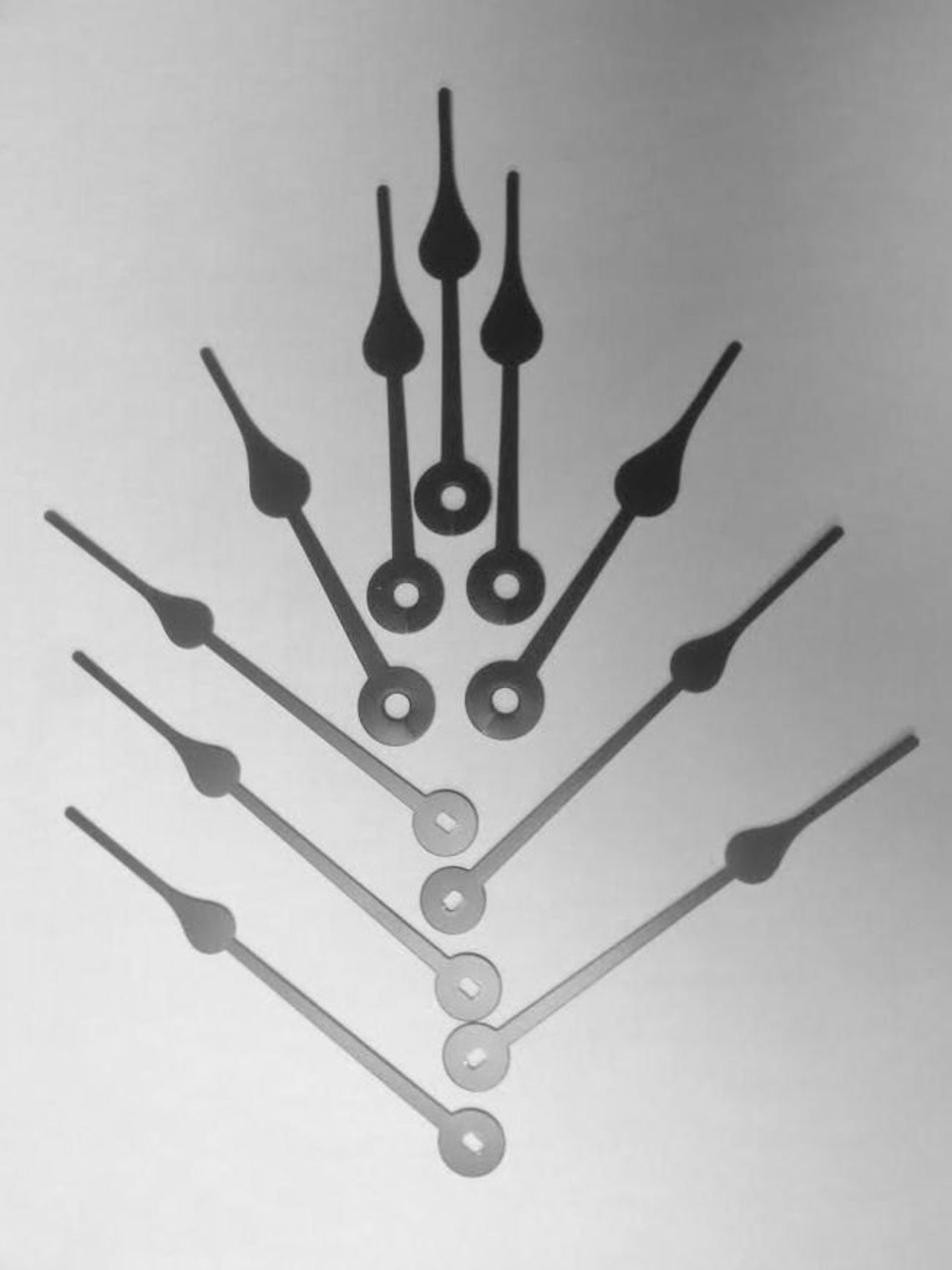 Set of 10 Clock Hands Spade Perfect for a DIY Project Etsy